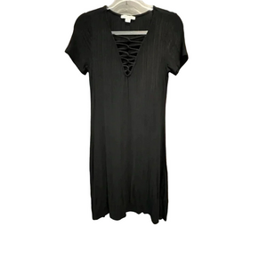 Favlux Fashion Black Mid Length Dress Size Large